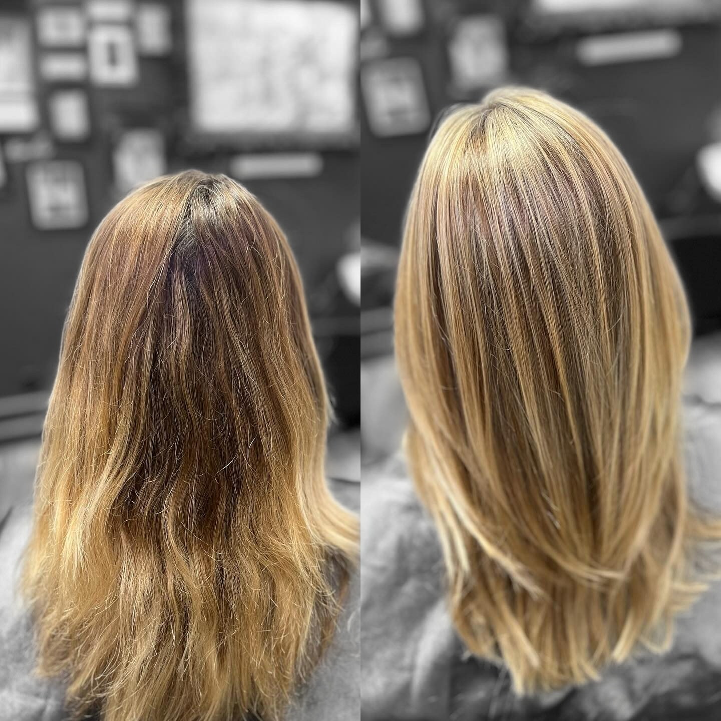 Honey blonde hair color